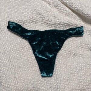 PINK Victoria's Secret Teal Thong with Pink Tag